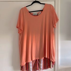 Selfee brand split back top.